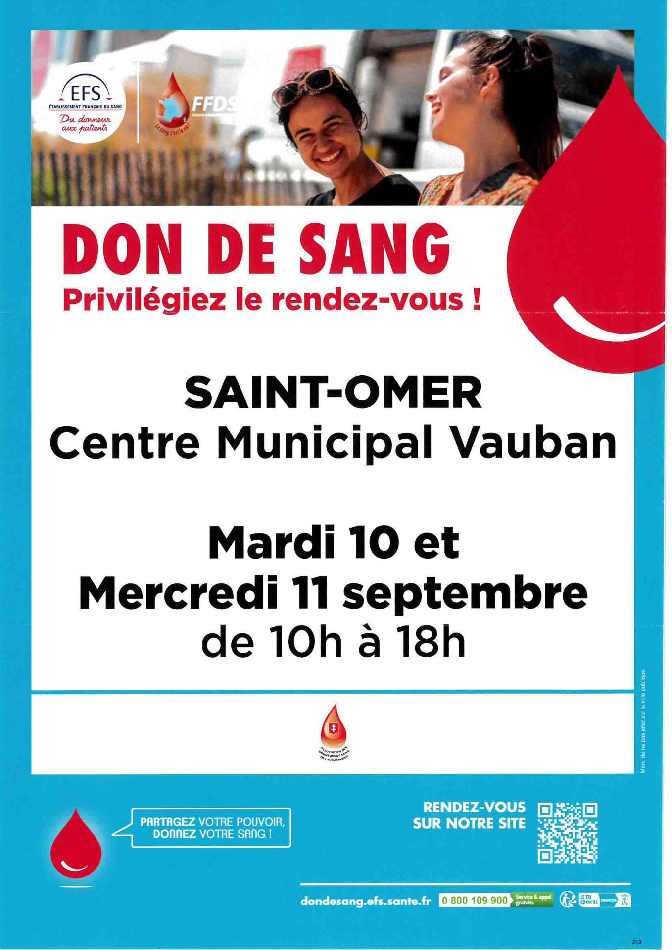 Affiche don du sang 10